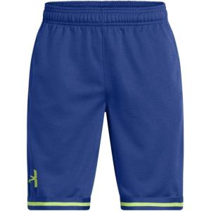imageUnder Armour Boys Perimeter Basketball Shorts432 Tech Blue   Morph Green