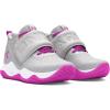 imageUnder Armour Kids Grade School Zone Basketball 2 Shoe102 Halo GrayDistant GrayVivid Magenta