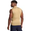 imageUnder Armour Mens HeatGear Compression Mock Sleeveless715 Team Vegas Gold   Black