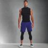 imageUnder Armour Mens HeatGear Compression Mock SleevelessBlack 001White