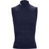 imageUnder Armour Mens HeatGear Compression Mock SleevelessMidnight Navy 410White