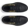 imageUnder Armour UnisexChild Pre School Lockdown 7 Sneaker001 BlackBlackMetallic Gold