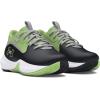 imageUnder Armour UnisexChild Pre School Lockdown 7 Sneaker003 BlackMod GrayMorph Green