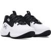 imageUnder Armour UnisexChild Pre School Lockdown 7 Sneaker102 WhiteBlackBlack