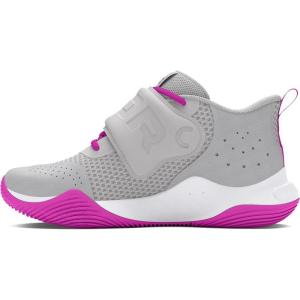 imageUnder Armour Kids Grade School Zone Basketball 2 Shoe102 Halo GrayDistant GrayVivid Magenta