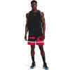 imageUnder Armour Mens Baseline Woven 7quot Basketball Short600 Red  Black  Black