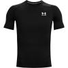 imageUnder Armour Mens HeatGear Compression ShortSleeve TShirtBlackwhite