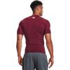 imageUnder Armour Mens HeatGear Compression ShortSleeve TShirtCardinal  White