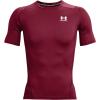 imageUnder Armour Mens HeatGear Compression ShortSleeve TShirtCardinal 625White