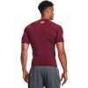 imageUnder Armour Mens HeatGear Compression ShortSleeve TShirtCardinal 625White