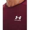 imageUnder Armour Mens HeatGear Compression ShortSleeve TShirtCardinal 625White