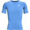 imageUnder Armour Mens HeatGear Compression ShortSleeve TShirtCarolina Blue 475White