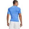 imageUnder Armour Mens HeatGear Compression ShortSleeve TShirtCarolina BlueWhite