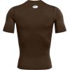 imageUnder Armour Mens HeatGear Compression ShortSleeve TShirtCleveland Brown 200