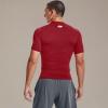 imageUnder Armour Mens HeatGear Compression ShortSleeve TShirtFlawless 834White