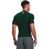 imageUnder Armour Mens HeatGear Compression ShortSleeve TShirtForest Green 301White