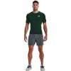 imageUnder Armour Mens HeatGear Compression ShortSleeve TShirtForest Green 301White