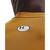 imageUnder Armour Mens HeatGear Compression ShortSleeve TShirtGold Rush 795Black