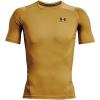 imageUnder Armour Mens HeatGear Compression ShortSleeve TShirtGold Rush 795Black