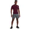 imageUnder Armour Mens HeatGear Compression ShortSleeve TShirtMaroon 609White