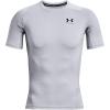 imageUnder Armour Mens HeatGear Compression ShortSleeve TShirtMod Gray 011Black