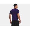 imageUnder Armour Mens HeatGear Compression ShortSleeve TShirtPurpleWhite