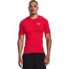 imageUnder Armour Mens HeatGear Compression ShortSleeve TShirtRed 600White