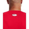imageUnder Armour Mens HeatGear Compression ShortSleeve TShirtRed 600White