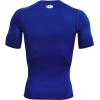 imageUnder Armour Mens HeatGear Compression ShortSleeve TShirtRoyal Blue 400White