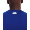 imageUnder Armour Mens HeatGear Compression ShortSleeve TShirtRoyal Blue 400White