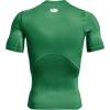 imageUnder Armour Mens HeatGear Compression ShortSleeve TShirtTeam Kelly Green 305White