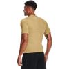 imageUnder Armour Mens HeatGear Compression ShortSleeve TShirtTeam Vegas Gold 715Black