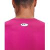 imageUnder Armour Mens HeatGear Compression ShortSleeve TShirtTropic Pink 654White