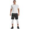 imageUnder Armour Mens HeatGear Compression ShortSleeve TShirtWhite 100Black