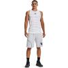 imageUnder Armour Mens Perimeter Basketball 11quot ShortsHalo Gray 014Gold Ore