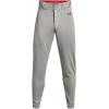 imageUnder Armour Mens Utility Baseball Straight Leg Pant Pipe 22083 Baseball Gray  Red  Red