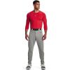 imageUnder Armour Mens Utility Baseball Straight Leg Pant Pipe 22083 Baseball Gray  Red  Red