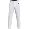 imageUnder Armour Mens Utility Baseball Straight Leg Pant Pipe 22100 White   Black