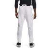 imageUnder Armour Mens Utility Baseball Straight Leg Pant Pipe 22100 White  Black  Black