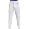 imageUnder Armour Mens Utility Baseball Straight Leg Pant Pipe 22101 White  Royal  Royal