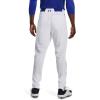 imageUnder Armour Mens Utility Baseball Straight Leg Pant Pipe 22101 White  Royal  Royal