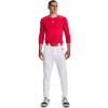 imageUnder Armour Mens Utility Baseball Straight Leg Pant Pipe 22103 White  Red  Red