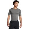 imageUnder Armour Mens HeatGear Compression ShortSleeve TShirtCarbon 091