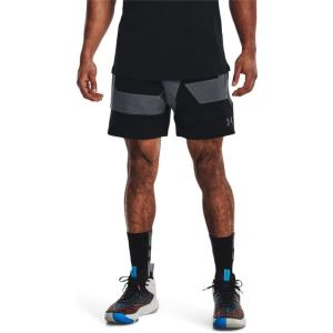 imageUnder Armour Mens Baseline Woven 7quot Basketball Short002 Black  Pitch Gray  Pitch Gray