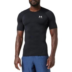 imageUnder Armour Mens HeatGear Compression ShortSleeve TShirtBlack  White