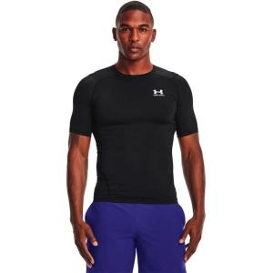 imageUnder Armour Mens HeatGear Compression ShortSleeve TShirtBlackwhite