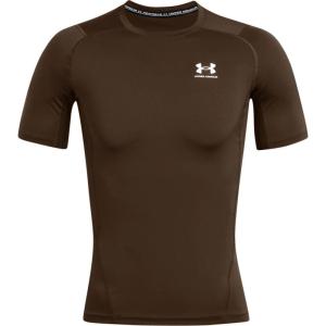 imageUnder Armour Mens HeatGear Compression ShortSleeve TShirtCleveland Brown 200