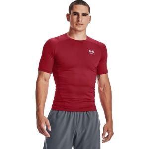 imageUnder Armour Mens HeatGear Compression ShortSleeve TShirtFlawless  White