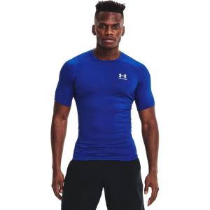 imageUnder Armour Mens HeatGear Compression ShortSleeve TShirtRoyal  White