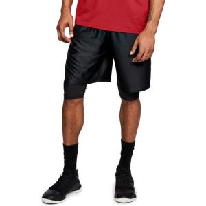 imageUnder Armour Mens Perimeter 11Inch ShortBlack Red Black